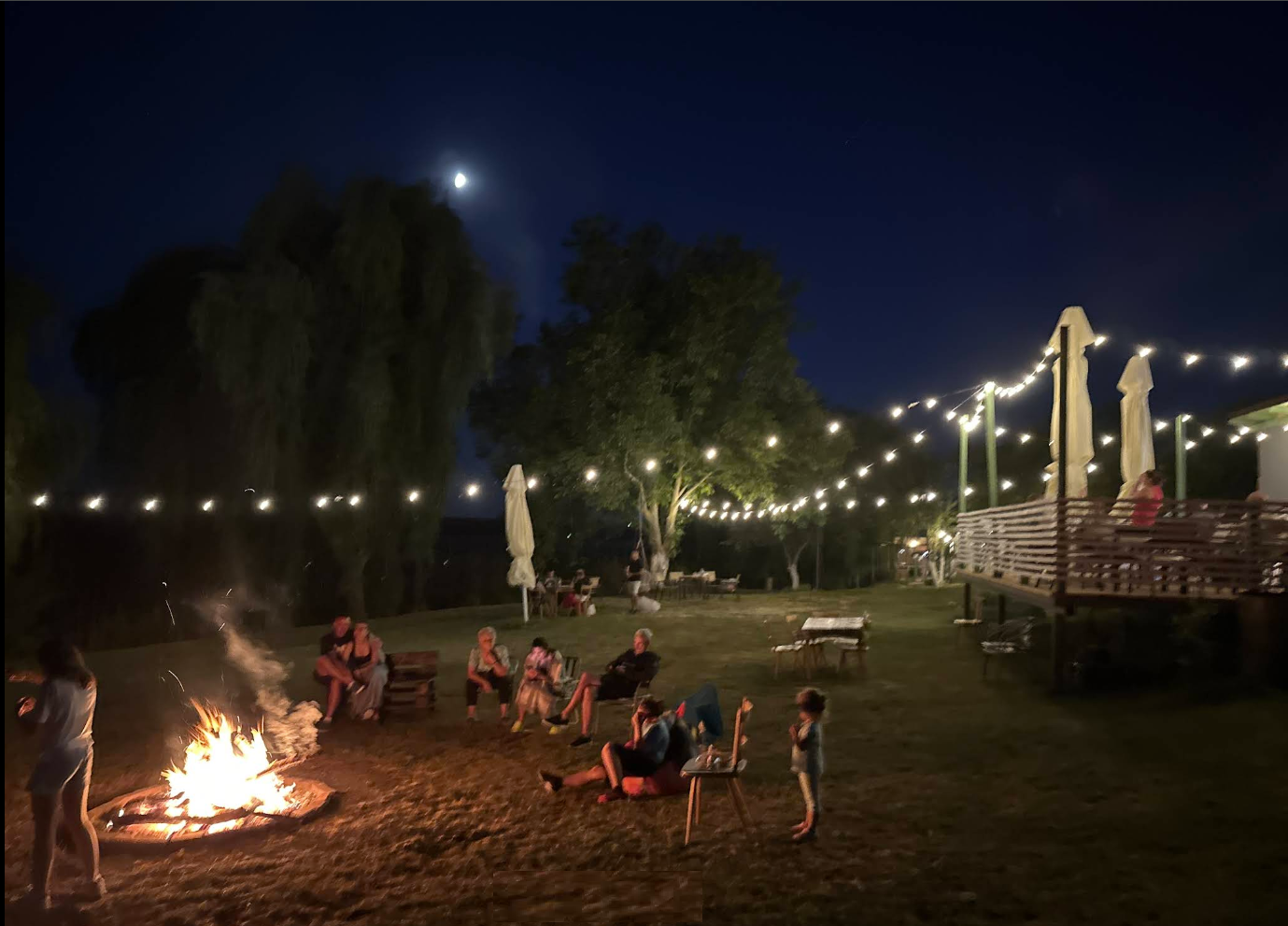 Foc de tabără - noapte